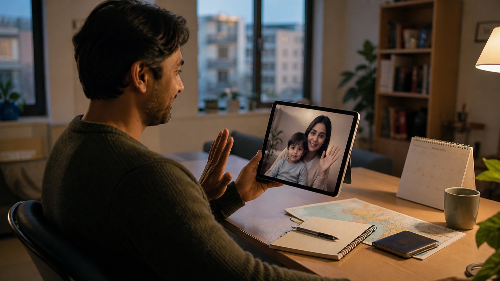Family comparing simultaneous and later UK dependant applications