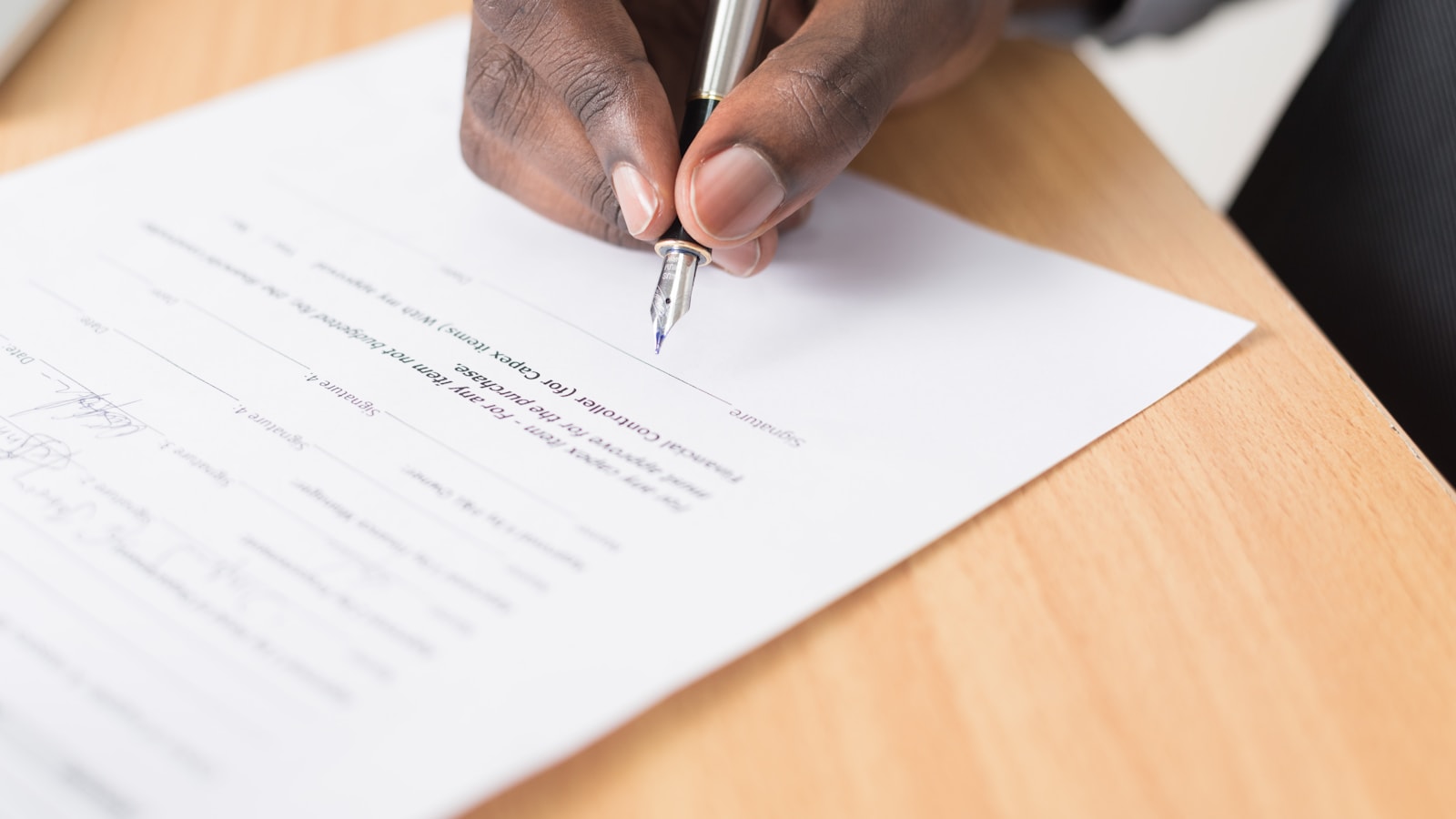 Employee reviewing an internal promotion and occupation code change