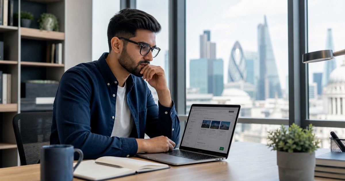 Candidate writing a professional question about UK visa sponsorship